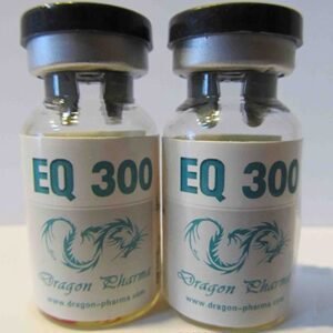 Sterile vial of Eq 300mg/ml boldenone undecylenate solution for lean muscle growth, endurance, and recovery