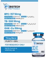 Blend: BPC 157 10mg + TB500 10mg + GHK-CU 50mg