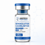 Cagrilintide 5mg and Semaglutide 5mg peptide blend for metabolic and body composition support