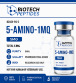 5-Amino-1MQ compound vial for metabolic and body composition support