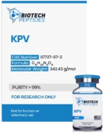 KPV peptide vial for advanced research and wellness applications