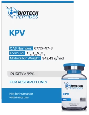 KPV peptide vial for advanced research and wellness applications