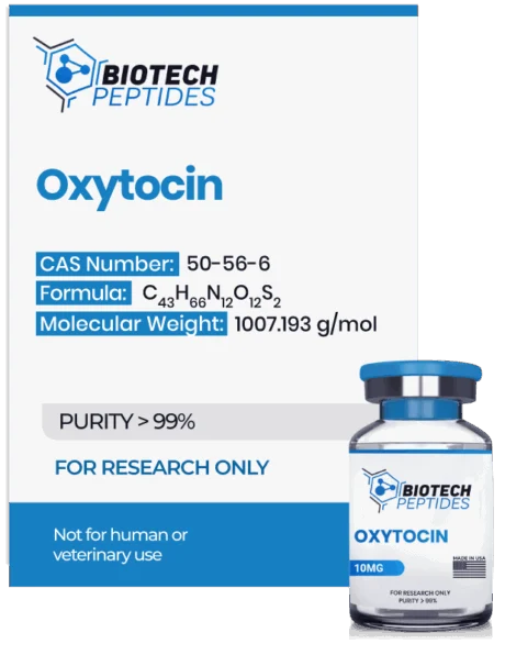 Oxytocin Acetate peptide vial for research and advanced wellness applications