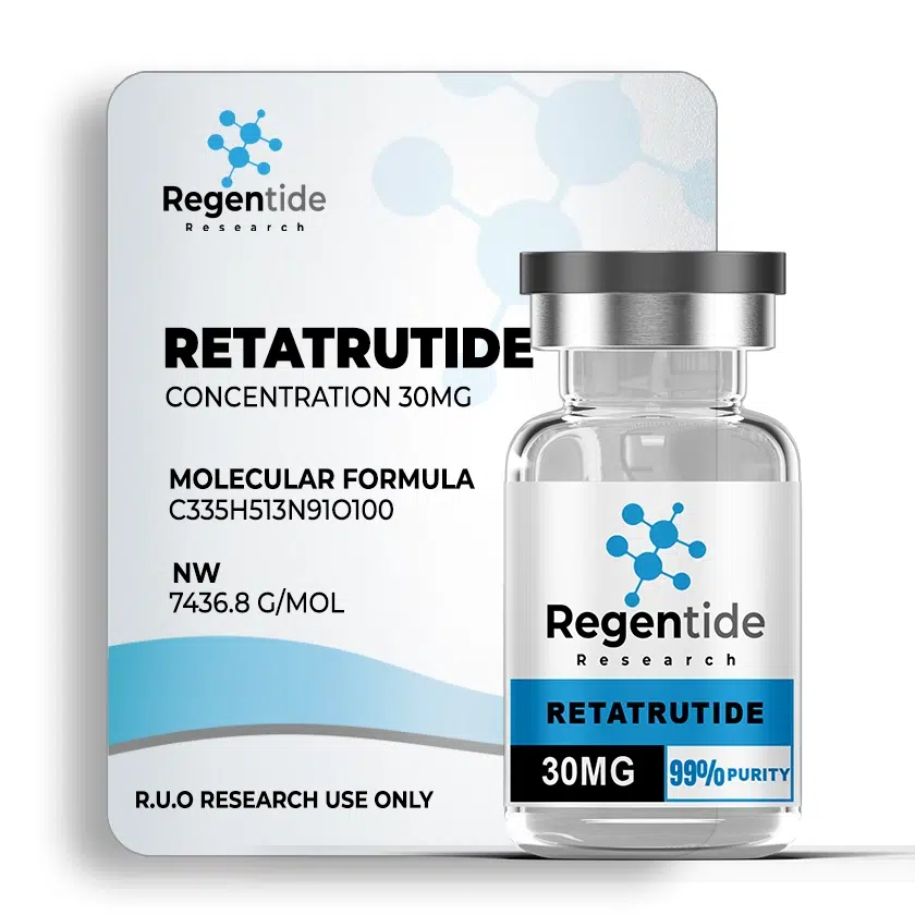 Retatrutide 30mg vials – high purity research peptide, triple agonist