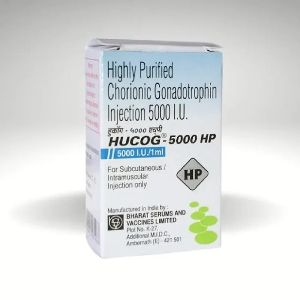 HCG 5,000iu individual kit w/ 10ml Bacteriostatic water