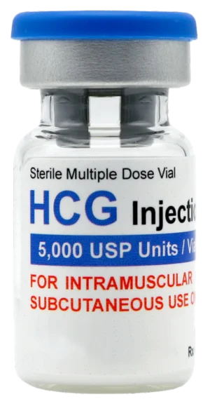 10 vial HCG kit 50,000iu w/ Bacteriostatic water 10ml